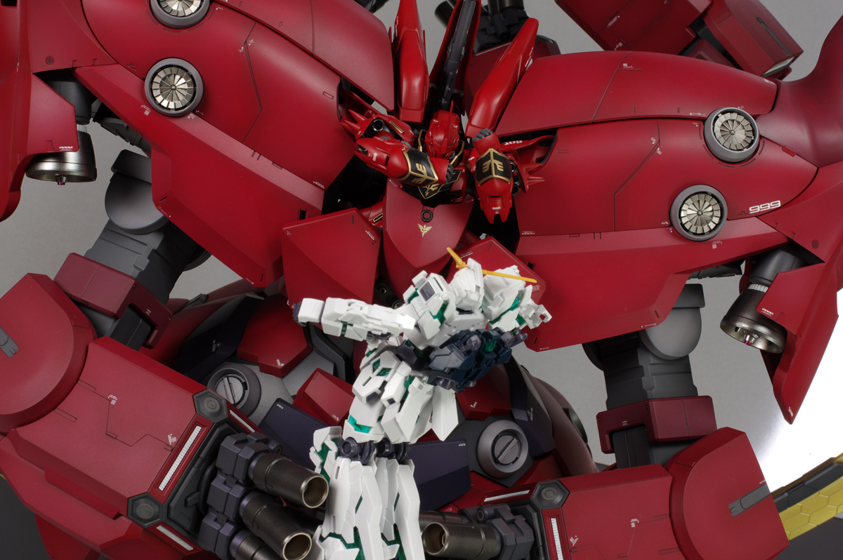 ガンプラ HG ネオジオング 完成品 NZ-999 サイコシャード付属 - プラモデル