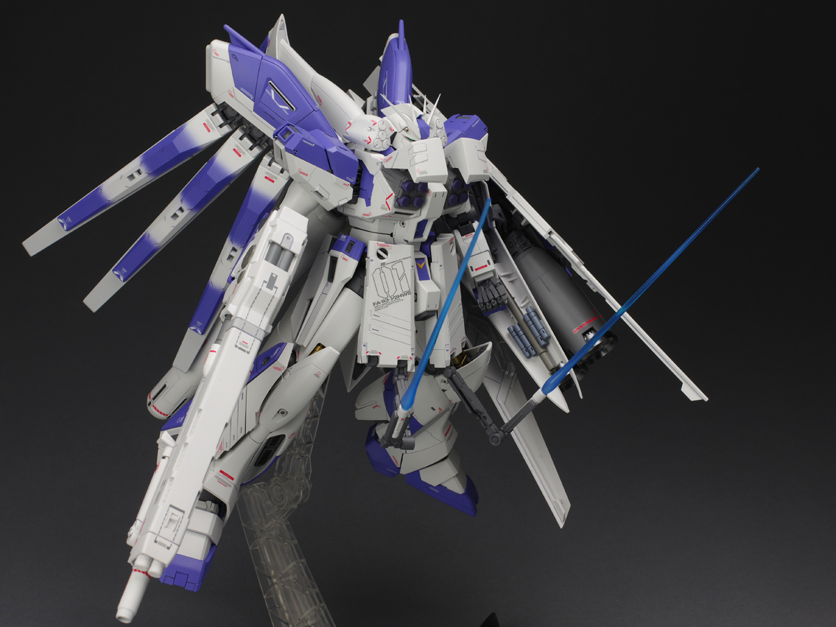 MG メカニカルクリア Hi-νガンダム HWS Ver.Ka 未組立 クリア - ロボット