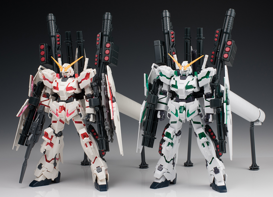 ガンプラ HG フルアーマーユニコーン 赤 プロペラントタンク