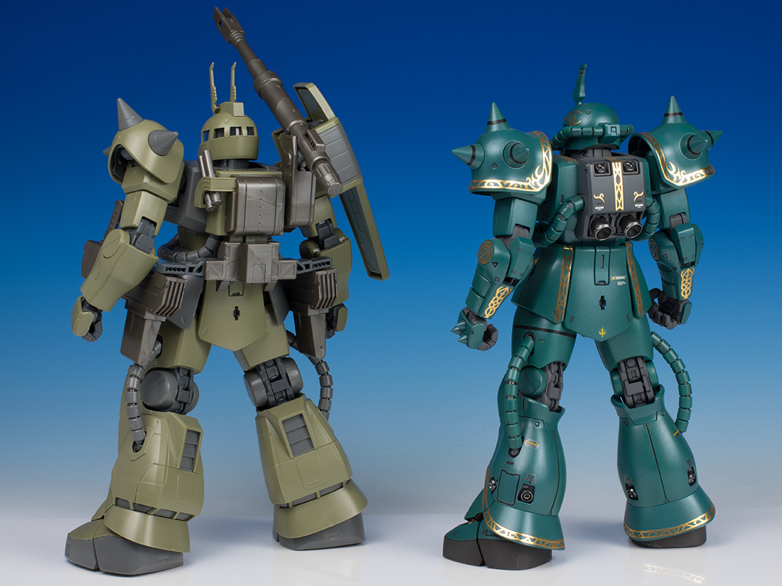 ガンプラ MG イアン・グレーデン専用ザク・キヤノン