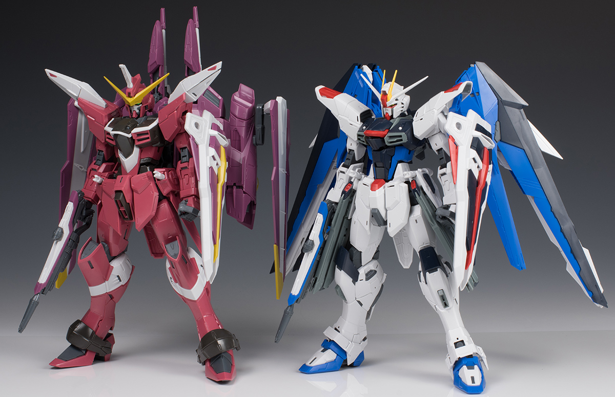 ＭＧフリーダムとジャスティスガンダムＭＧジャスティスガンダム