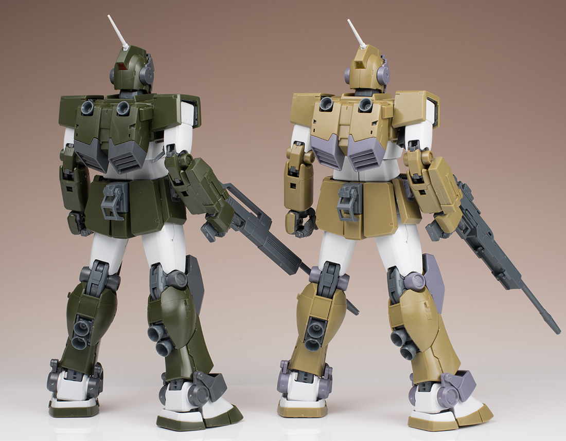 MG ジム・スナイパーカスタム 塗装済 完成品 GFF風 1/100 ジム 