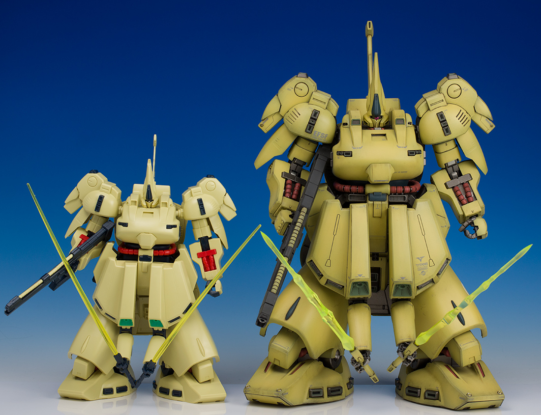 ガンプラ HG(1/144) THE-O ジ・O(ジオ) 完成品 スジボリ 塗装 - プラモデル