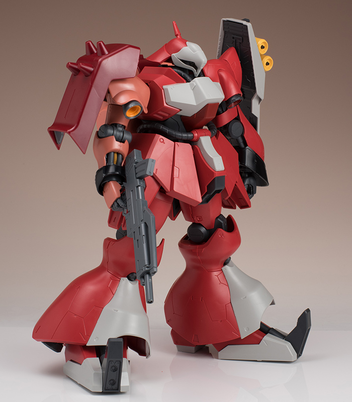 RE 1/100 ヤクト・ドーガ （クェス・エア機）塗装完成品 - プラモデル