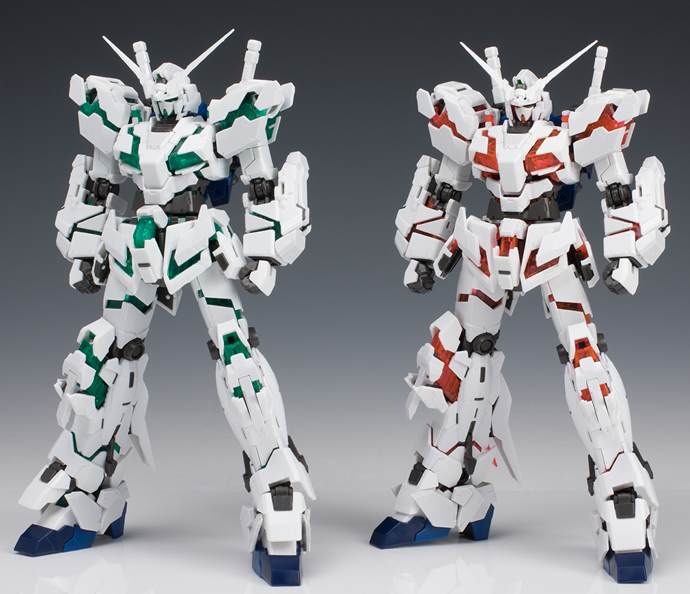 RGフルアーマーユニコーンガンダム＆ユニコーンガンダム2号機