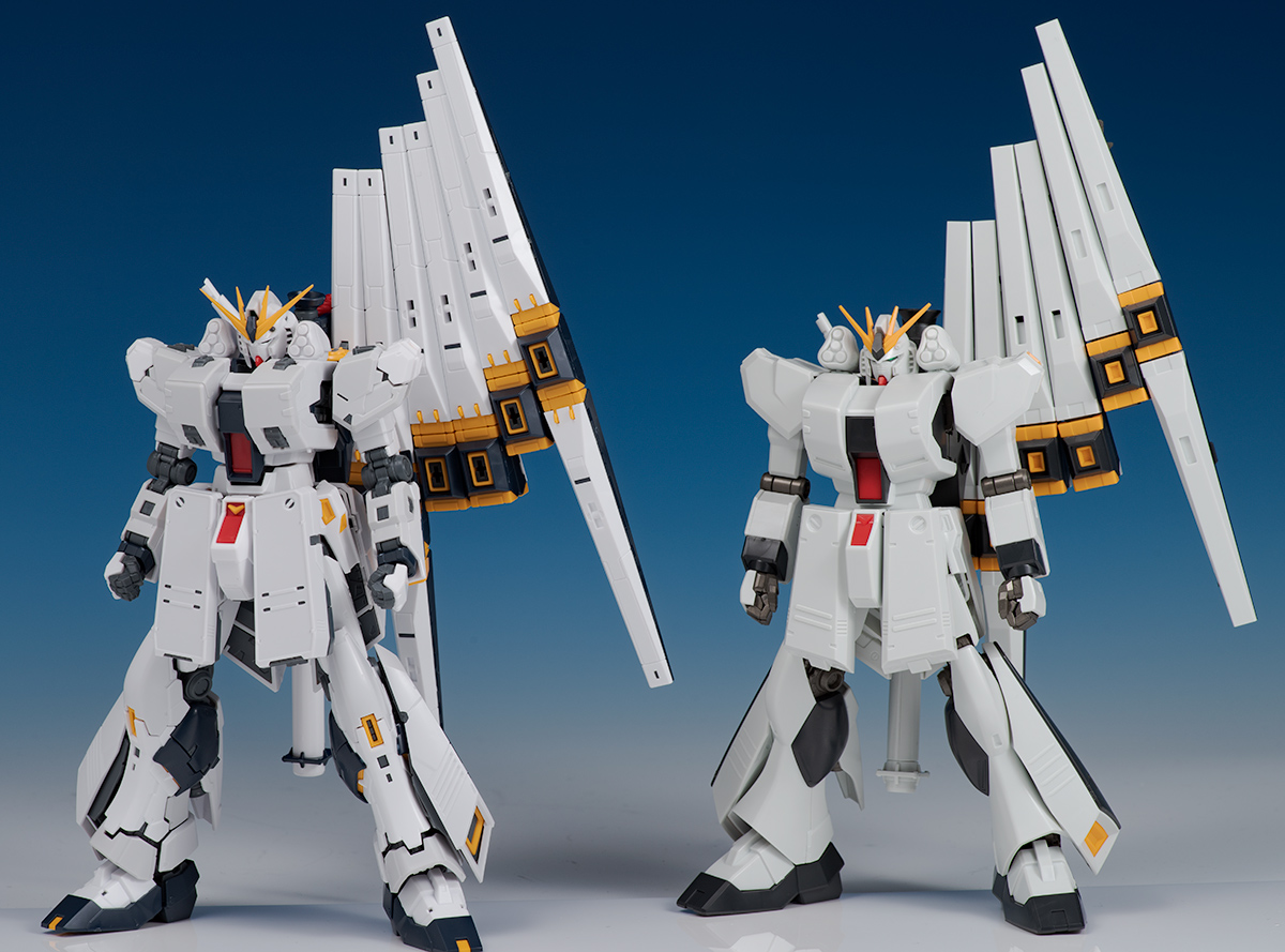 νガンダム ダブルフィンファンネル ガンプラ mg Hi-ν サザビー hws