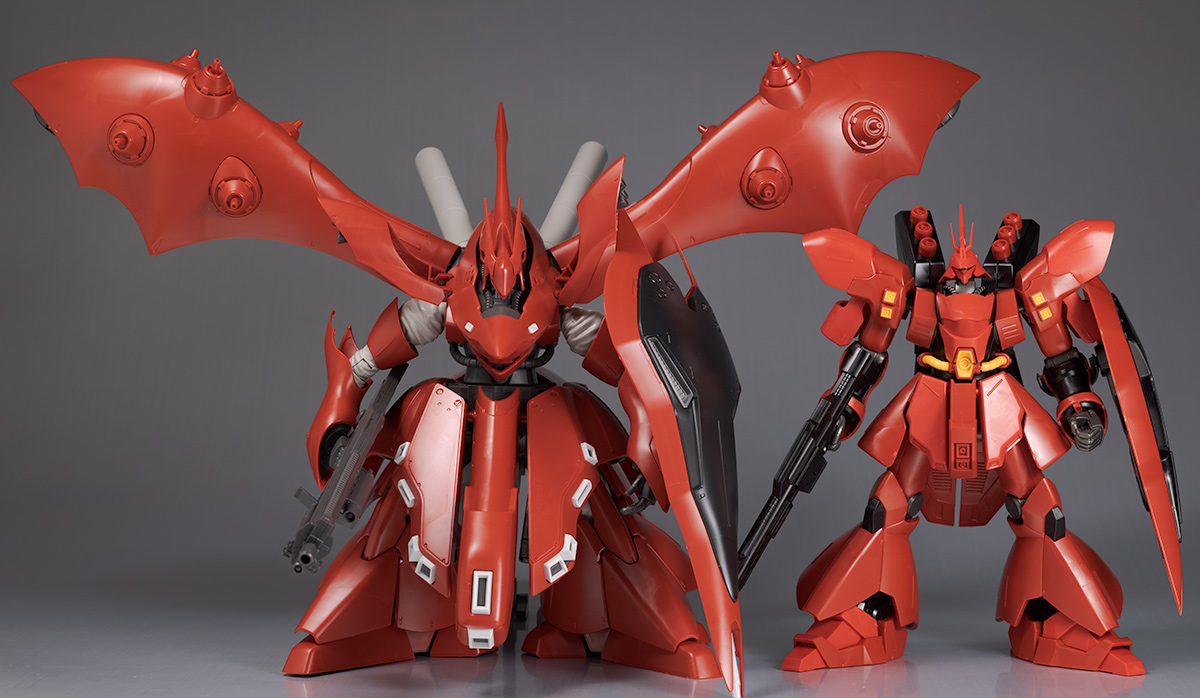 HGUC 完成品 サザビー ナイチンゲール Hi-νガンダム リックドム MG ...