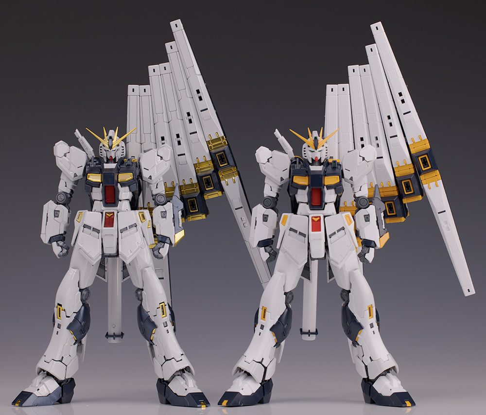 RG ガンダムベース限定 νガンダム［チタニウムフィニッシュ］ レビュー